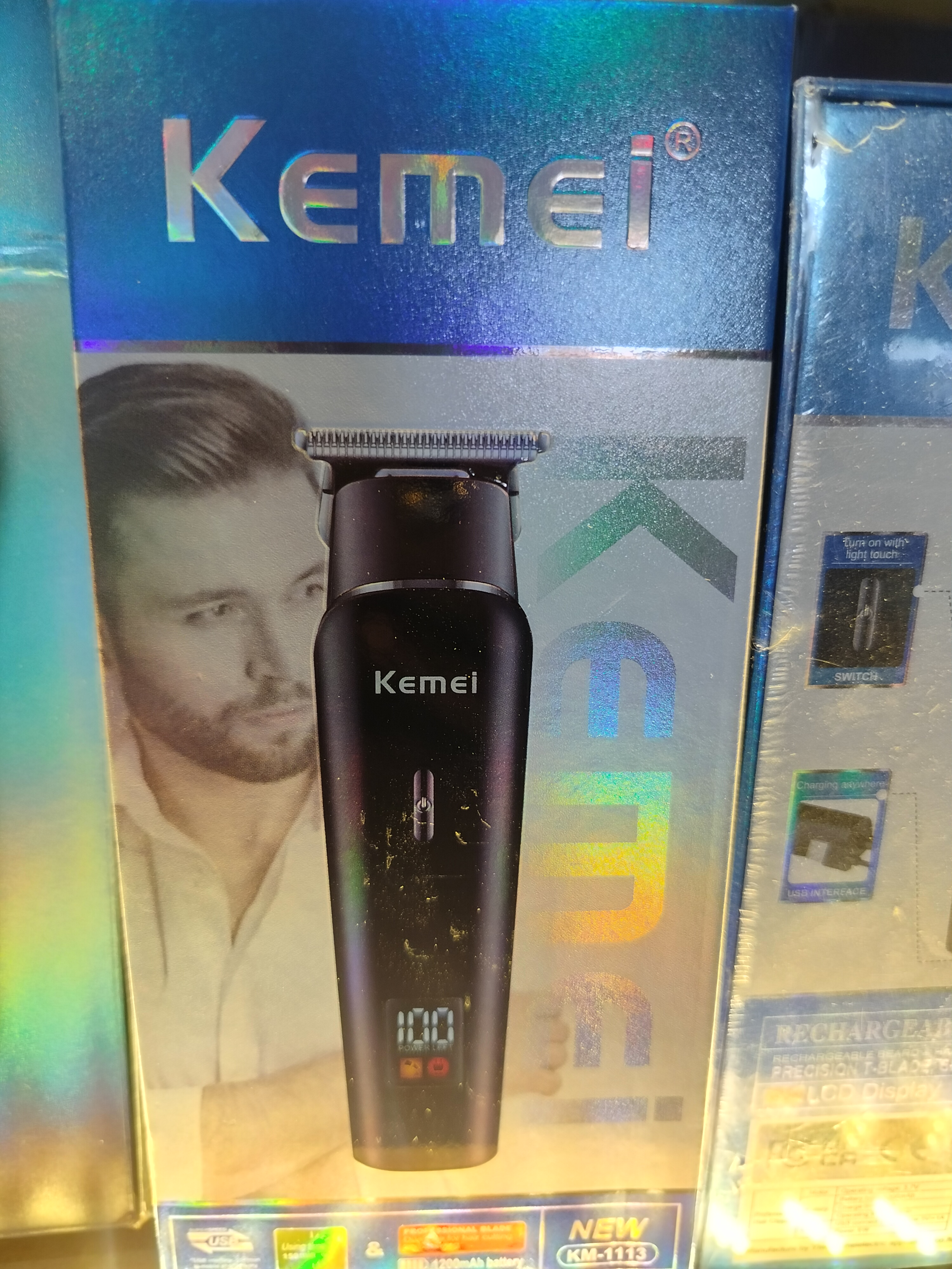 የቅርፅ ማሽን KEMEi በሰማያዊ