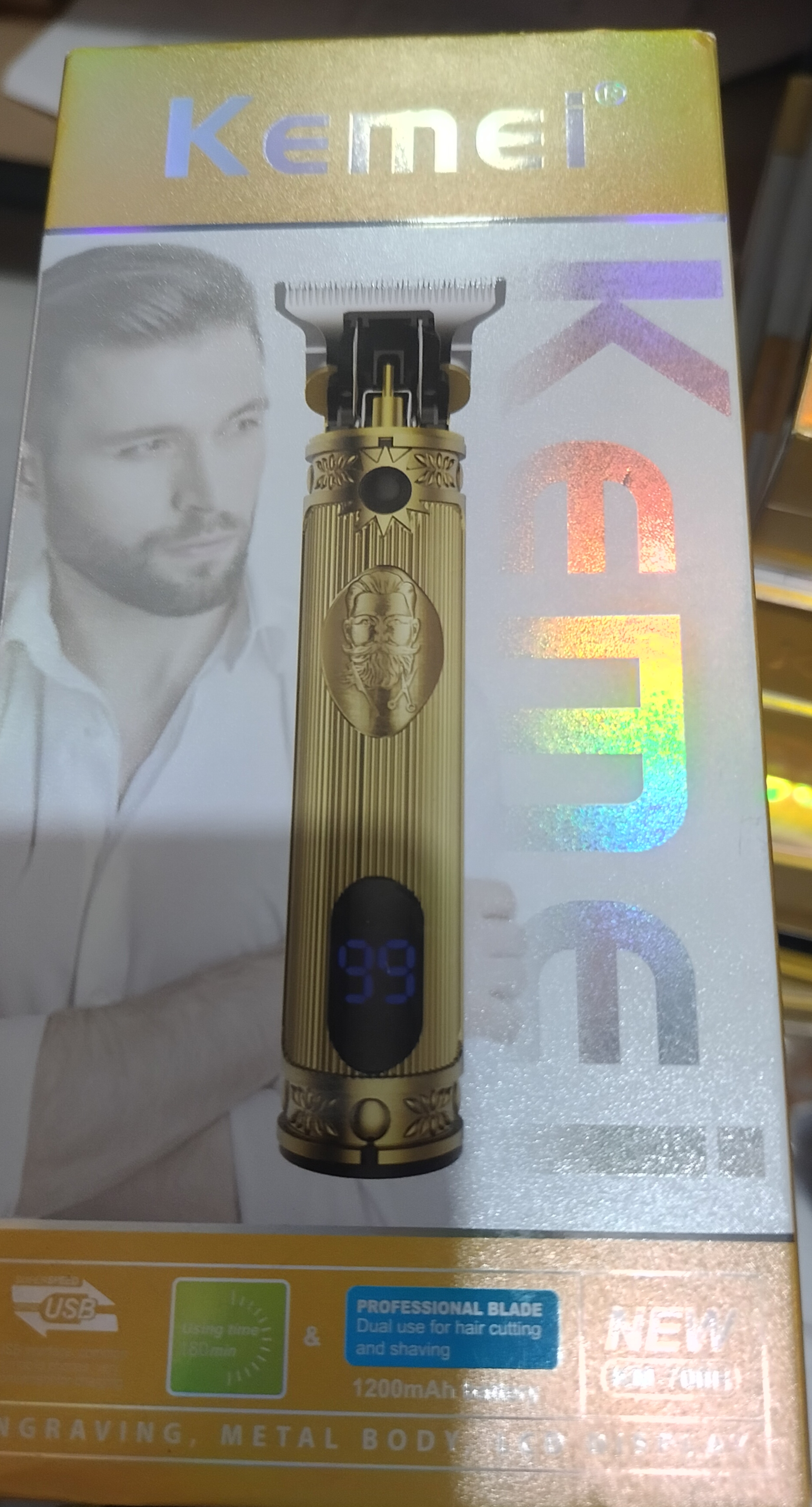 የቅርፅ ማሽን KEMEi በወርቃማ